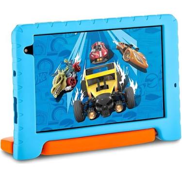 Imagem de Tablet Infantil Hot Wheels 64GB Criança Wi Fi Netflix YouTu - Multilas