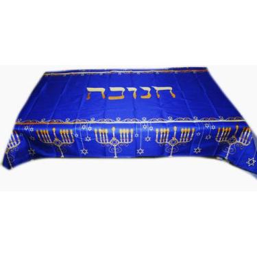 Imagem de Toalha Forro De Decoração Judaico Mesa De Jantar HEBRAICO - JERUSALÉM