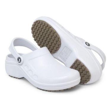 Imagem de Sapato Antiderrapante Sticky Shoes Clog Hospital Cozinha Eva - Canada 