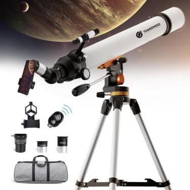 Imagem de Telescópio YUANZIMOO 70 mm de abertura de 700 mm de distância focal