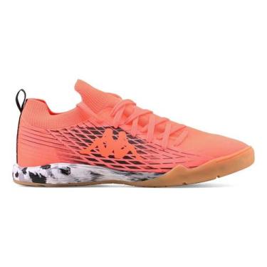 Imagem de Tenis Futsal Kappa Maestro Sola Amortecedor Lançamento, Laranja coral,