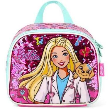 Imagem de Lancheira Barbie Veterinária Rosa LA39133BB luxcel