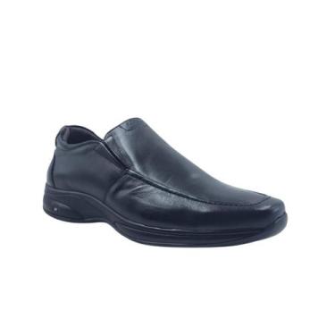 Imagem de Sapato casual masculino jota pe 87606, Preto, 37