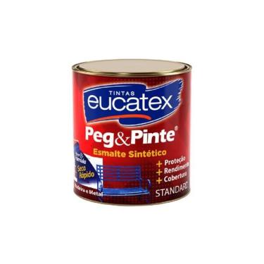 Imagem de Tinta Esmalte Standard Platina Brilhante 900ml para Superfícies Internas e Externas Eucatex