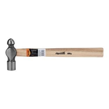Imagem de Martelo Bola 1020355 600g para Fixar e Modelar com Cabo de Madeira Laranja Sparta Ferramentas