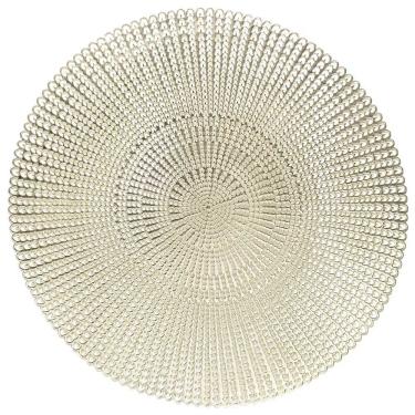 Imagem de Lugar Americano Mesa Lux Gold em PVC Proteção Contra Arranhões e Manchas para Mesa Dourado Wolff