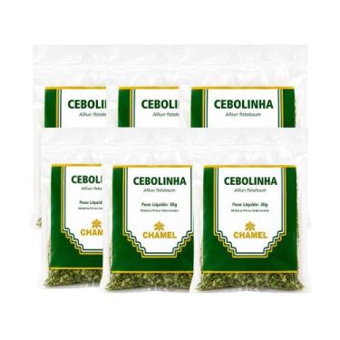 Imagem de Kit 6 Cebolinha Desidratada 30g Chamel Uso Culinário