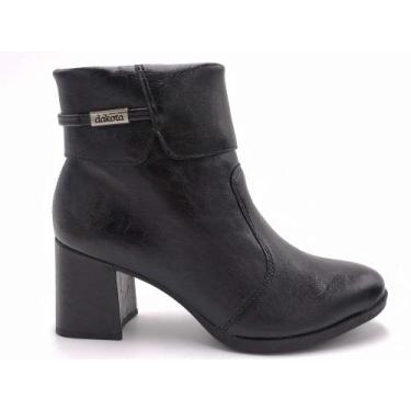 Imagem de Bota Feminina Cano Curto Dakota D2701, Preto, 36