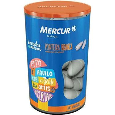 Imagem de Borracha Ponteira Branca P/Lapis - MERCUR