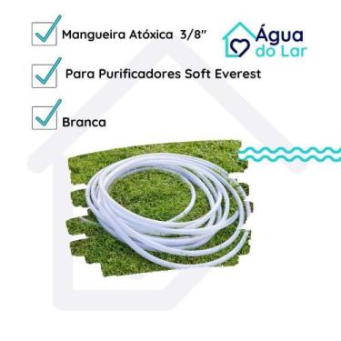Imagem de 2 Metros Mangueira Atóxica Filtro Soft Everest - Branca - Planeta Água