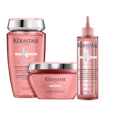 Imagem de Kit Kérastase Chroma Absolu (shamp+mask+soin) - KERASTASE