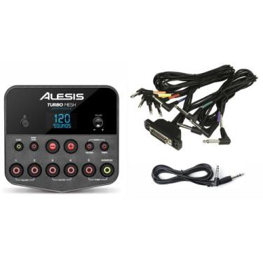 Imagem de Módulo de Bateria Alesis Turbo com Cabo Snake Silverline Audio
