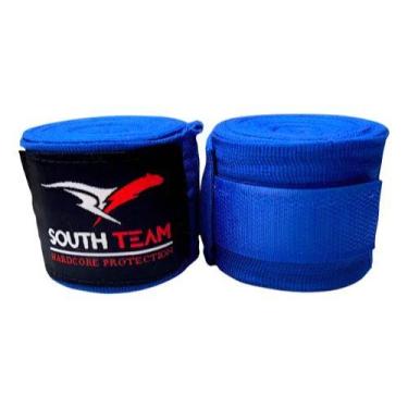 Imagem de Par Bandagem Elástica 5 Metros Artes Marciais - South Team, AZUL