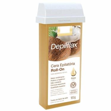 Imagem de Cera Depilatória Roll-On corporal facial 100g Depilflax