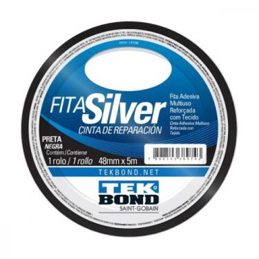 Imagem de Fita Adesiva Silver Tek 48Mmx 5M-Preta - TEKBOND