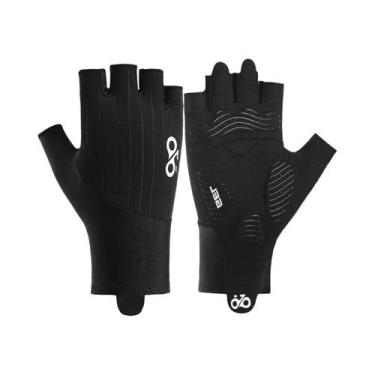 Imagem de Luvas De Ciclismo Masculinas De Verão Com Almofadas 3D Antiderrapantes