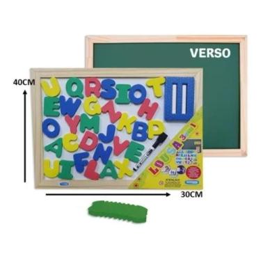 Imagem de Quadro Magnético Lousa Abc Infantil +alfabeto Envio Imediato Coloridas