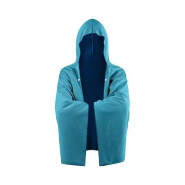 Imagem de Toalha Com Capuz Super Absorvente E Refrescante, Poncho 4 Em 1 Para Na