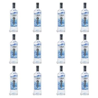 Imagem de Kit 12 Vodka Tetra Destilada Vorus Tradicional Garrafa 1L