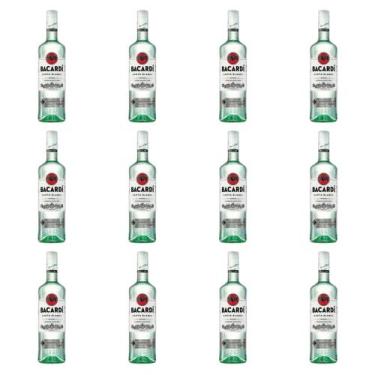 Imagem de Kit 12 Rum Bacardi Superior Carta Blanca 700ml Envio Imediato