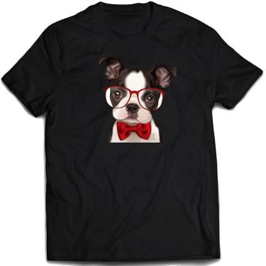Imagem de Camiseta Bulldog francês nerd camisa fofo cute indie animal
