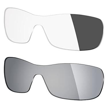 Imagem de 2 pares de lentes polarizadas de substituição da Mryok para óculos de sol Oakley Antix – Opções