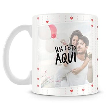 Imagem de Caneca Personalizada Corações (2 Fotos)