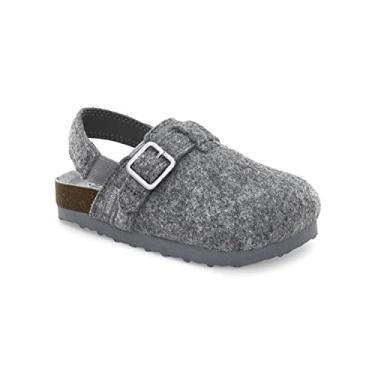 Imagem de Stride Rite Pantufa infantil unissex M2p Cozy Rite, Cinza, 10 Toddler