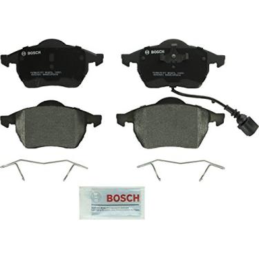 Imagem de BOSCH Conjunto de pastilhas de freio a disco semimetálico premium BP687A QuietCast - Compatível com Audi 100, A4 Quattro, A6, A6 Quattro, A8, A8 Quattro, TT, TT Quattro; Volkswagen Beetle, Golf, Jetta