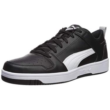 Imagem de PUMA Tênis feminino de cano baixo, Puma, preto-puma branco-cintura alta, 13