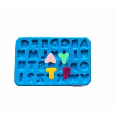 Imagem de Molde De Silicone Alfabeto, Letras, Resina, Confeitaria, Biscuit Molds Planet