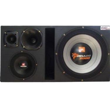 Imagem de Caixa Trio 100% Jbl Tornado 15swt3000 15 Pol + D250x + St200 + Mg-600