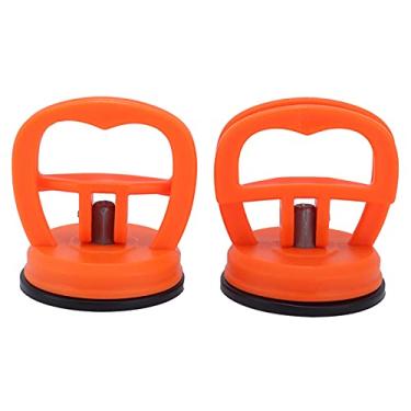 Imagem de 2 peças de ventosas resistentes,Pilipane Sucção de vidro, ventosas de vidro para vidro levantador de janela, extrator de vidro Power Grip Vacuum Lifterfor Glass Floor Tile Car Shell