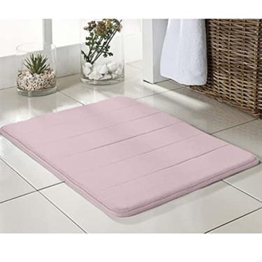 Imagem de Tapete de Banheiro Super Soft Camesa Rose 60cmx40cm Poliester