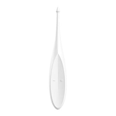 Imagem de Satisfyer Twirling Fun Tip Vibrador - Vibrador Lay-on com Ponta Circulante para Estimulação Direcionada do Clitóris e Zonas Erógenas, Á Prova d'Água, Recarregável (Branco)