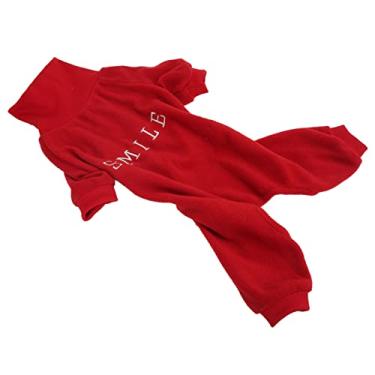 Imagem de Roupas de inverno para cachorros, roupas elásticas macias de pelúcia para cachorros de estimação(L)