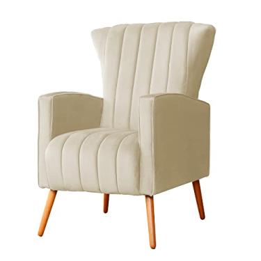 Imagem de Poltrona Decorativa Melinda Veludo Diversas Cores - DS Estofados