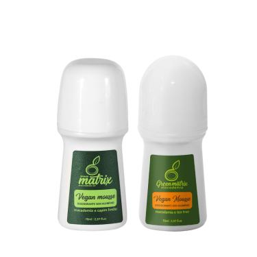 Imagem de Kit Desodorantes Natural Antitranspirantes Roll-On e Mousse