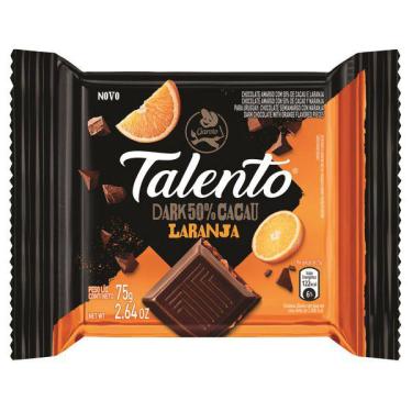 Imagem de Chocolate Talento 50% Dark com Laranja garoto 75g