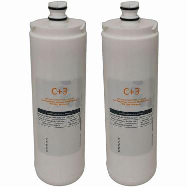 Imagem de Kit 2 Refil Filtro Purificador Bebedouro de Agua C+3 Ibbl Fr600 Vela Atlantis Immaginare Speciale Due