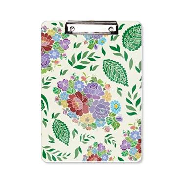 Imagem de Placa de suporte de folhas estilo chinês japonês, pasta de prancheta para escrever A4