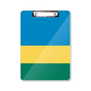 Imagem de Rwanda Bandeira Nacional da África Country Prancheta Pasta Bloco de Escrita Placa de Apoio A4