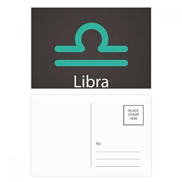 Imagem de Setembro, outubro, Libra, Constelação, conjunto de cartões postais de aniversário, cartão de agradecimento