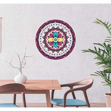 Imagem de Adesivo de Parede Mandala Zen tamanho 50cm x 50cm mod376