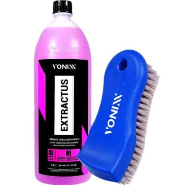 Imagem de Kit Vsc Extractus Limpador de Estofados Tecidos Bancos Concentrado + Escova Macia Vonixx