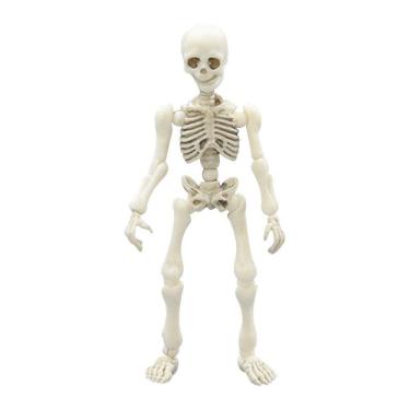 Imagem de Novo esqueleto móvel estranho e engraçado modelo humano esqueleto de corpo inteiro mini-boneca brinquedo 3pcs