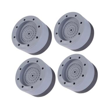 Imagem de Hemobllo 4Pcs Secador De Amortecimento Geladeira Riser Tapete De Borracha Universal Tapete Anti Vibração Almofada Lavadora Amortecedores Máquina De Lavar Tapete À Prova De Choque Móveis