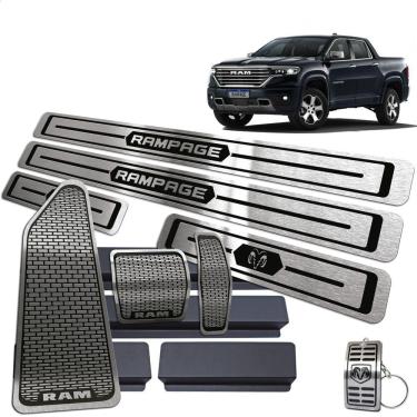 Imagem de Descanso Pedaleira Soleira Baixo Relevo Ram Rampage 23 2024