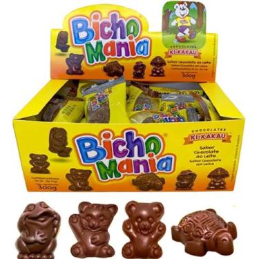 Imagem de Chocolate Bicho Mania Cx Com 30 Bombom Crocante Em Formato De Bichinho