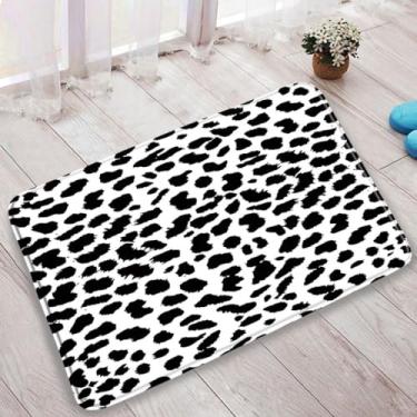 Imagem de 3 pçs conjunto amarelo rosa vermelho leopardo tapetes de banho do banheiro padrão zebra quarto tapete de assento do toalete tapetes, dd, 17cy, 75x45cm,29.5x17.7in